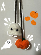 Ghost Pumpkin Charms 𖦹˖°.👻 ̟࿔*:⋆