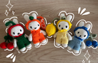 Fruit Miffy Keychains ･ ༝ ･