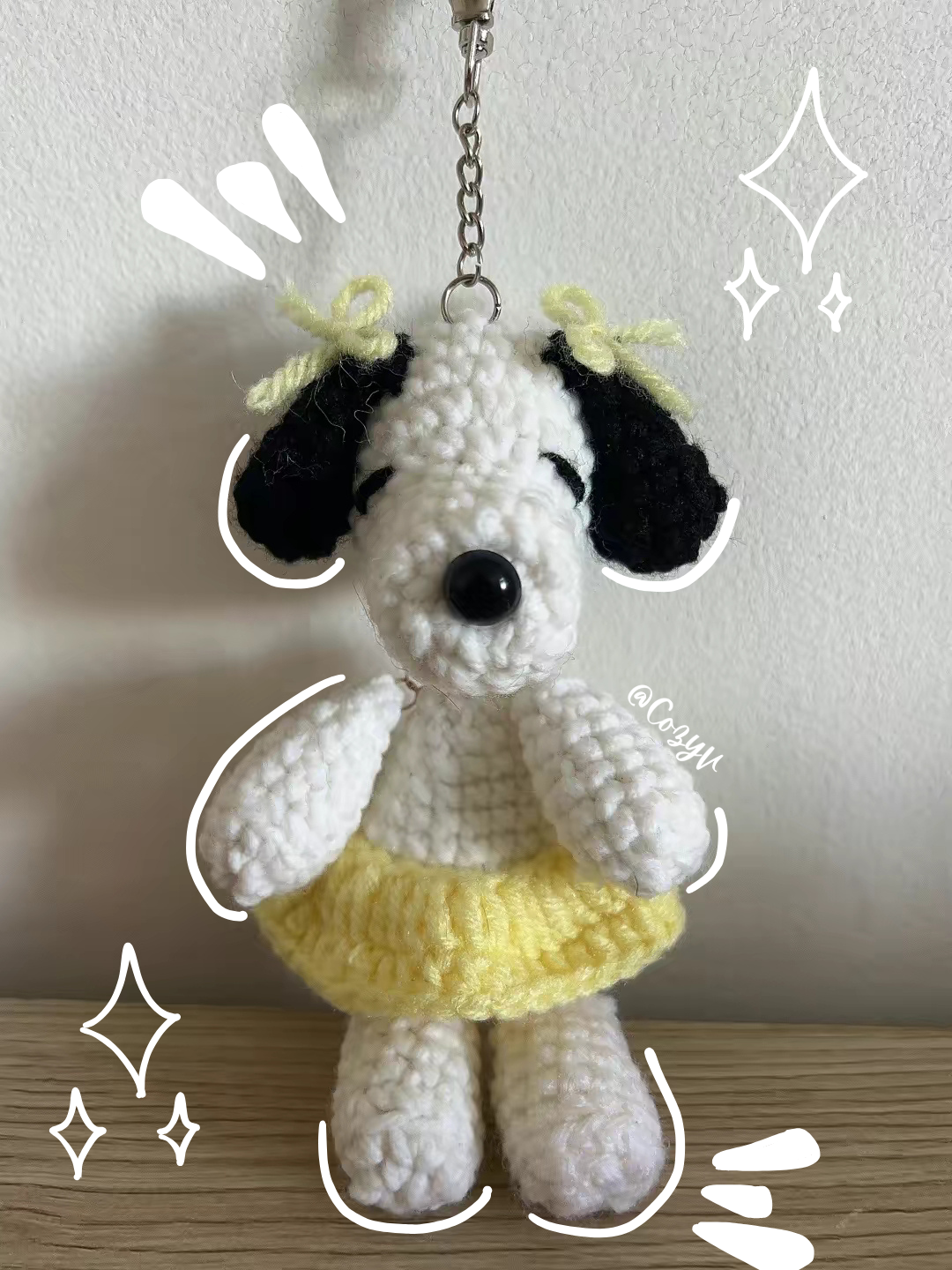 Dancing Snoopy keychains ⋆˚🐾˖°