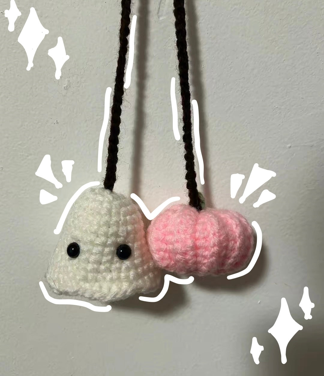 Ghost Pumpkin Charms 𖦹˖°.👻 ̟࿔*:⋆