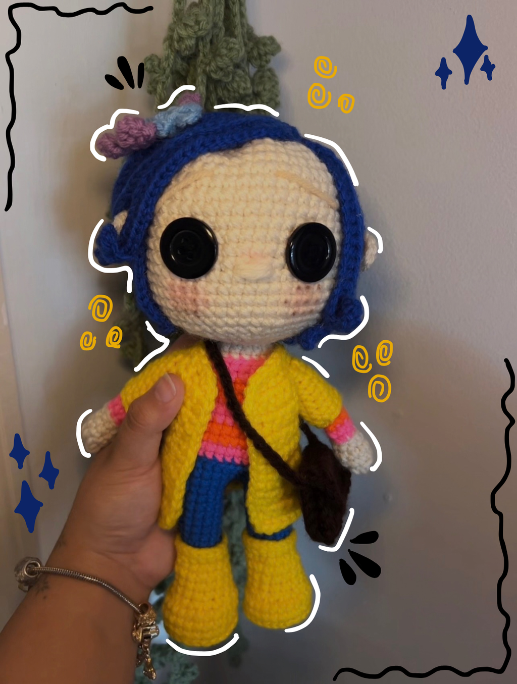 Coraline Doll 🗝️⋆｡𖦹°‧★