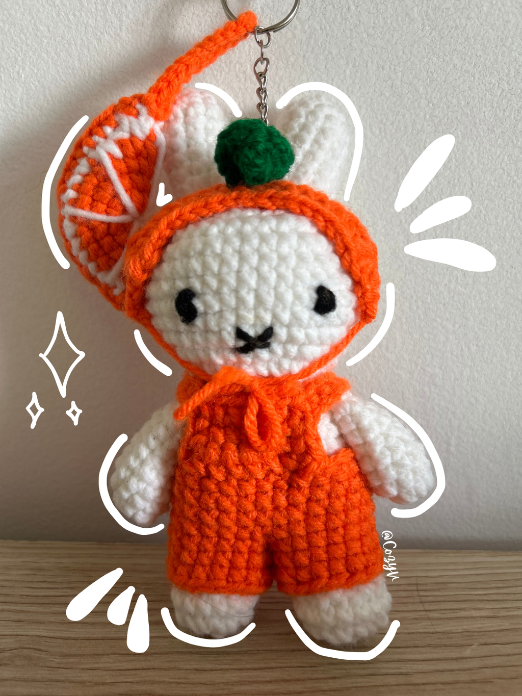 Fruit Miffy Keychains ･ ༝ ･