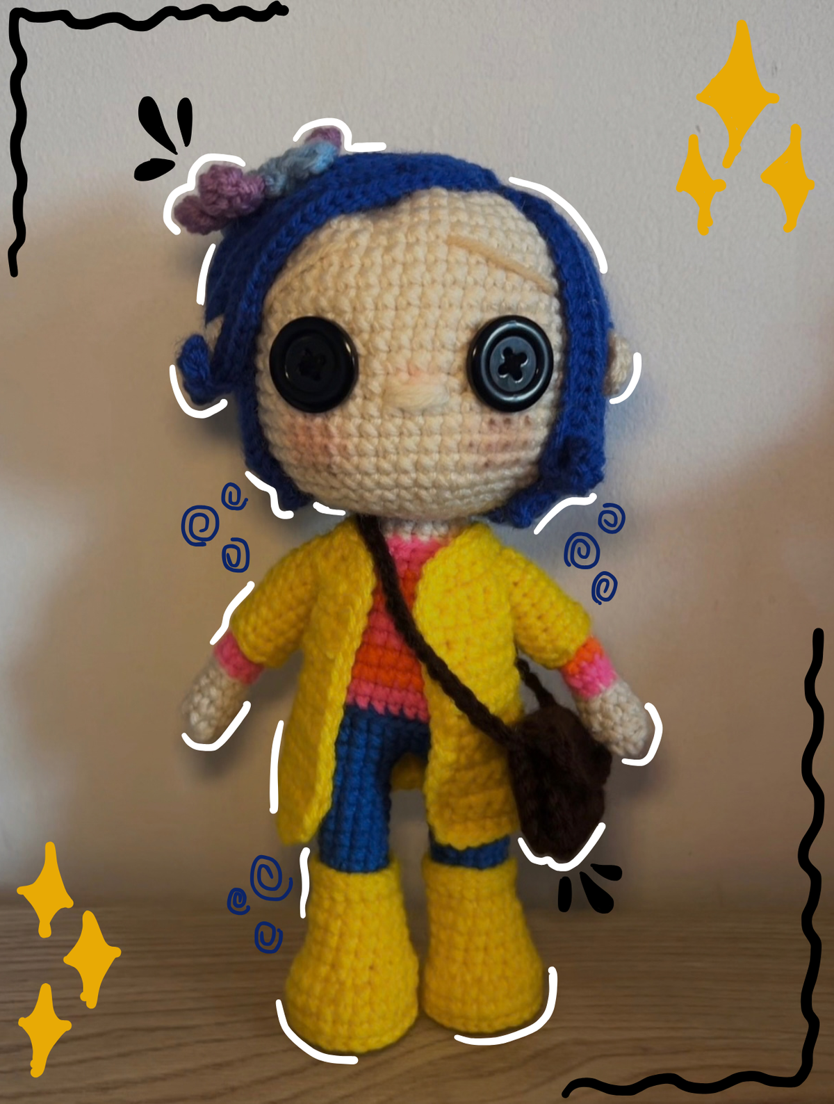 Coraline Doll 🗝️⋆｡𖦹°‧★