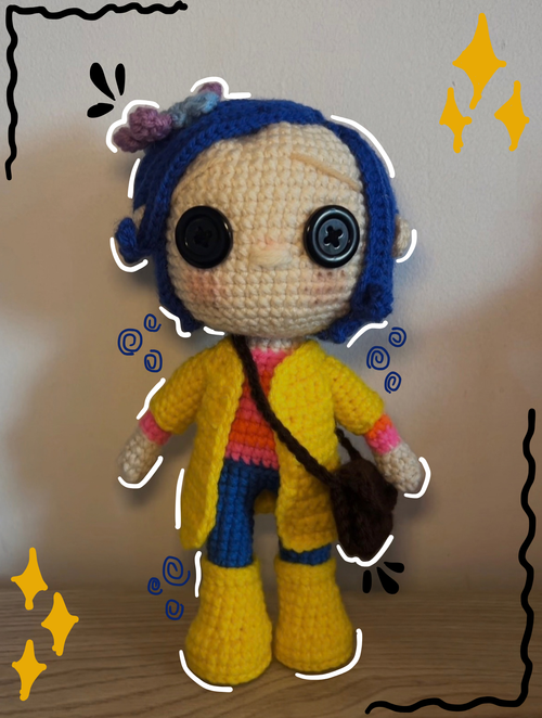 Coraline Doll 🗝️⋆｡𖦹°‧★
