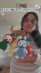 Fruit Miffy Keychains ･ ༝ ･